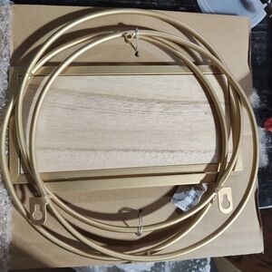 Elegant Gold Wall Decor Hoop Set